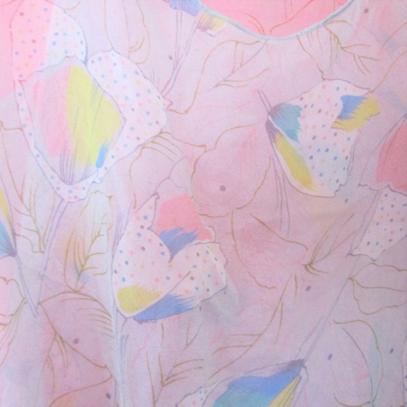 boho NWT silk sexy sheer naven hipster tank shirt - Picture 5 of 6